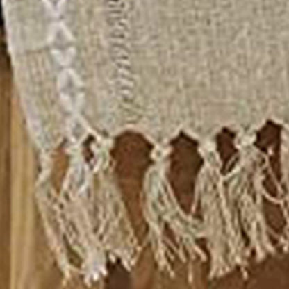 Retro Table Runner Elegant Hand Woven Cotton Linen Dining Table Runner with Tassels for Wedding Home Cross V1294-YM3118220253513-0421