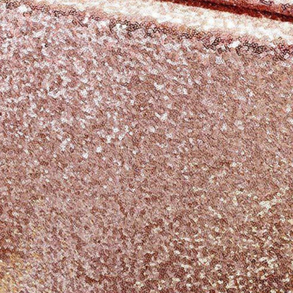Sequin Table Runner 30x300cm Shiny Exquisite Decorative 3mm Sequins Table Runner for Parties Banquets Rose V1294-YM3118220253611-0421