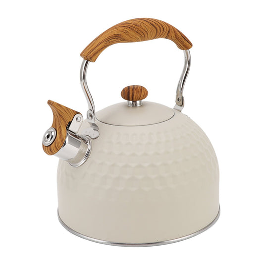 Whistling Kettle 2.5L Stainless Steel Efficient Uniform Heating Stovetop Whistling Tea Pot with Heat V1294-YM3118220255111-0421