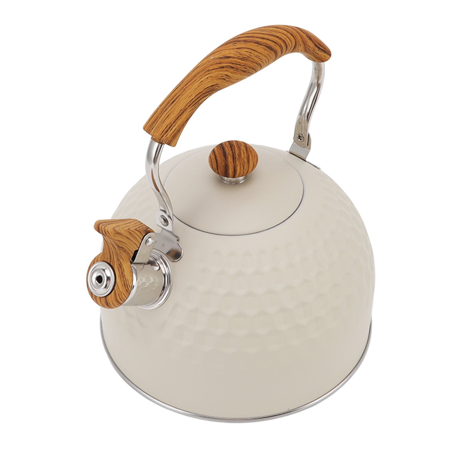 Whistling Kettle 2.5L Stainless Steel Efficient Uniform Heating Stovetop Whistling Tea Pot with Heat V1294-YM3118220255111-0421