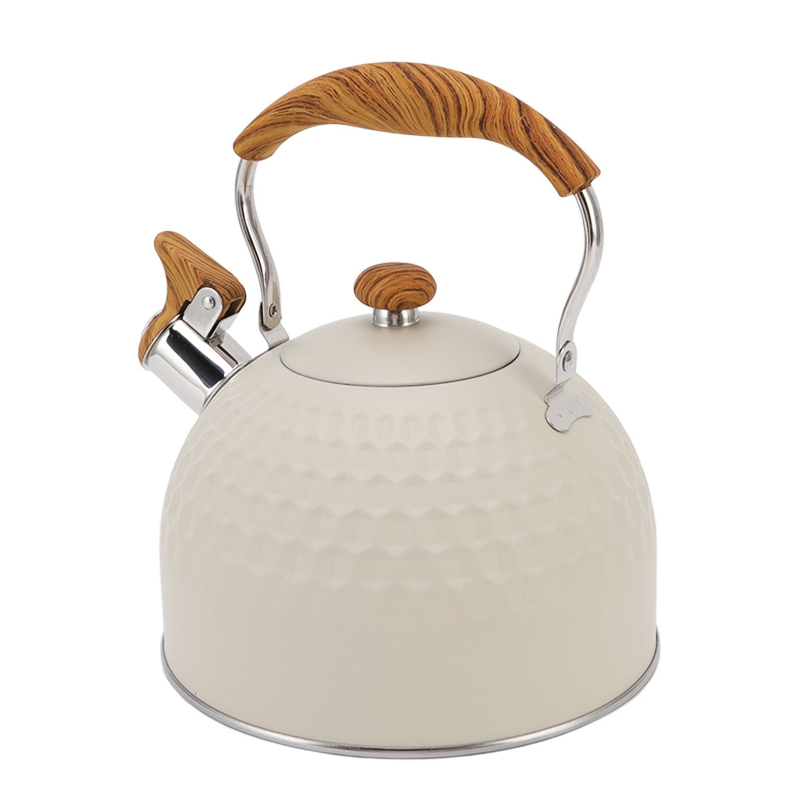Whistling Kettle 2.5L Stainless Steel Efficient Uniform Heating Stovetop Whistling Tea Pot with Heat V1294-YM3118220255111-0421