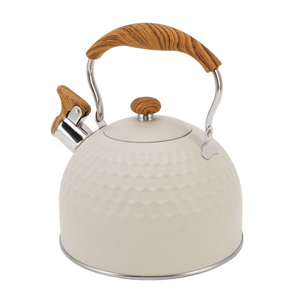 Whistling Kettle 2.5L Stainless Steel Efficient Uniform Heating Stovetop Whistling Tea Pot with Heat V1294-YM3118220255111-0421