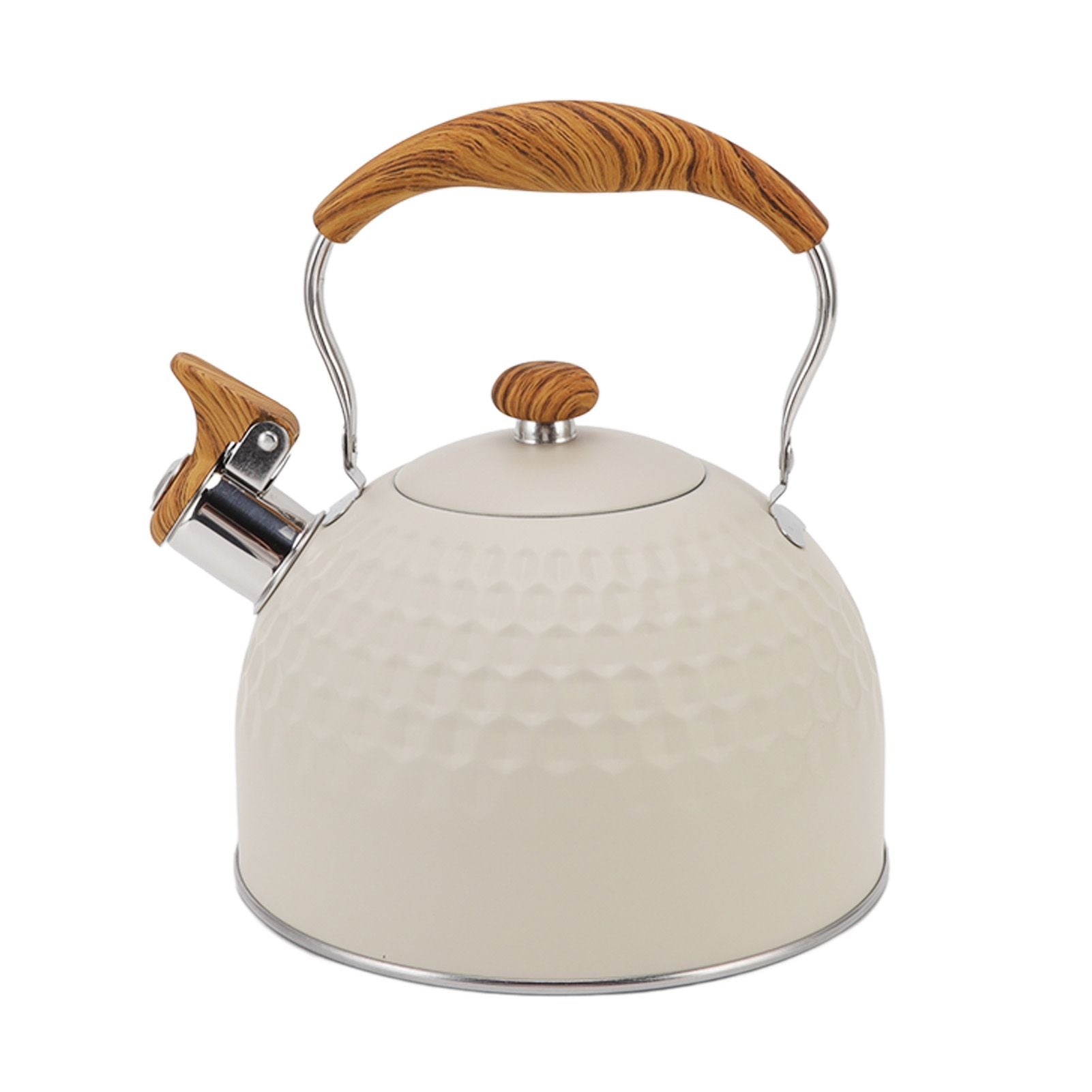Whistling Kettle 2.5L Stainless Steel Efficient Uniform Heating Stovetop Whistling Tea Pot with Heat V1294-YM3118220255111-0421