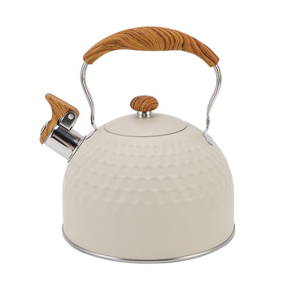 Whistling Kettle 2.5L Stainless Steel Efficient Uniform Heating Stovetop Whistling Tea Pot with Heat V1294-YM3118220255111-0421