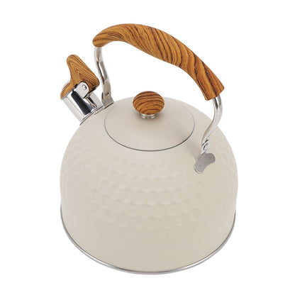 Whistling Kettle 2.5L Stainless Steel Efficient Uniform Heating Stovetop Whistling Tea Pot with Heat V1294-YM3118220255111-0421