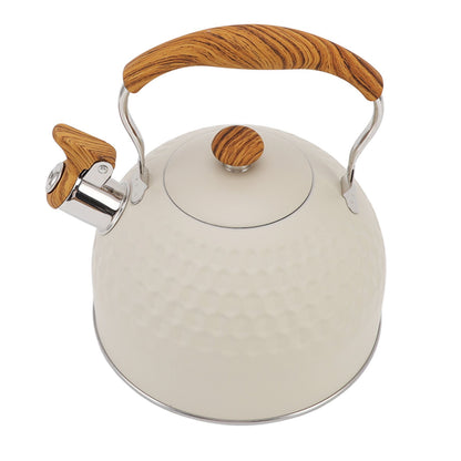Whistling Kettle 2.5L Stainless Steel Efficient Uniform Heating Stovetop Whistling Tea Pot with Heat V1294-YM3118220255111-0421