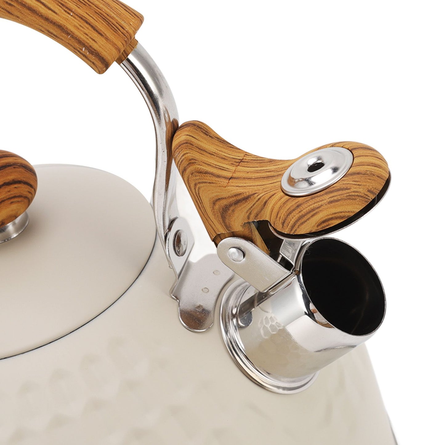 Whistling Kettle 2.5L Stainless Steel Efficient Uniform Heating Stovetop Whistling Tea Pot with Heat V1294-YM3118220255111-0421