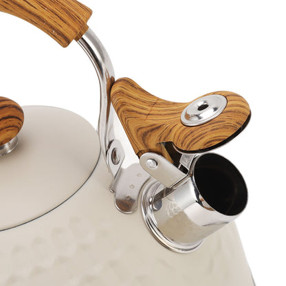 Whistling Kettle 2.5L Stainless Steel Efficient Uniform Heating Stovetop Whistling Tea Pot with Heat V1294-YM3118220255111-0421
