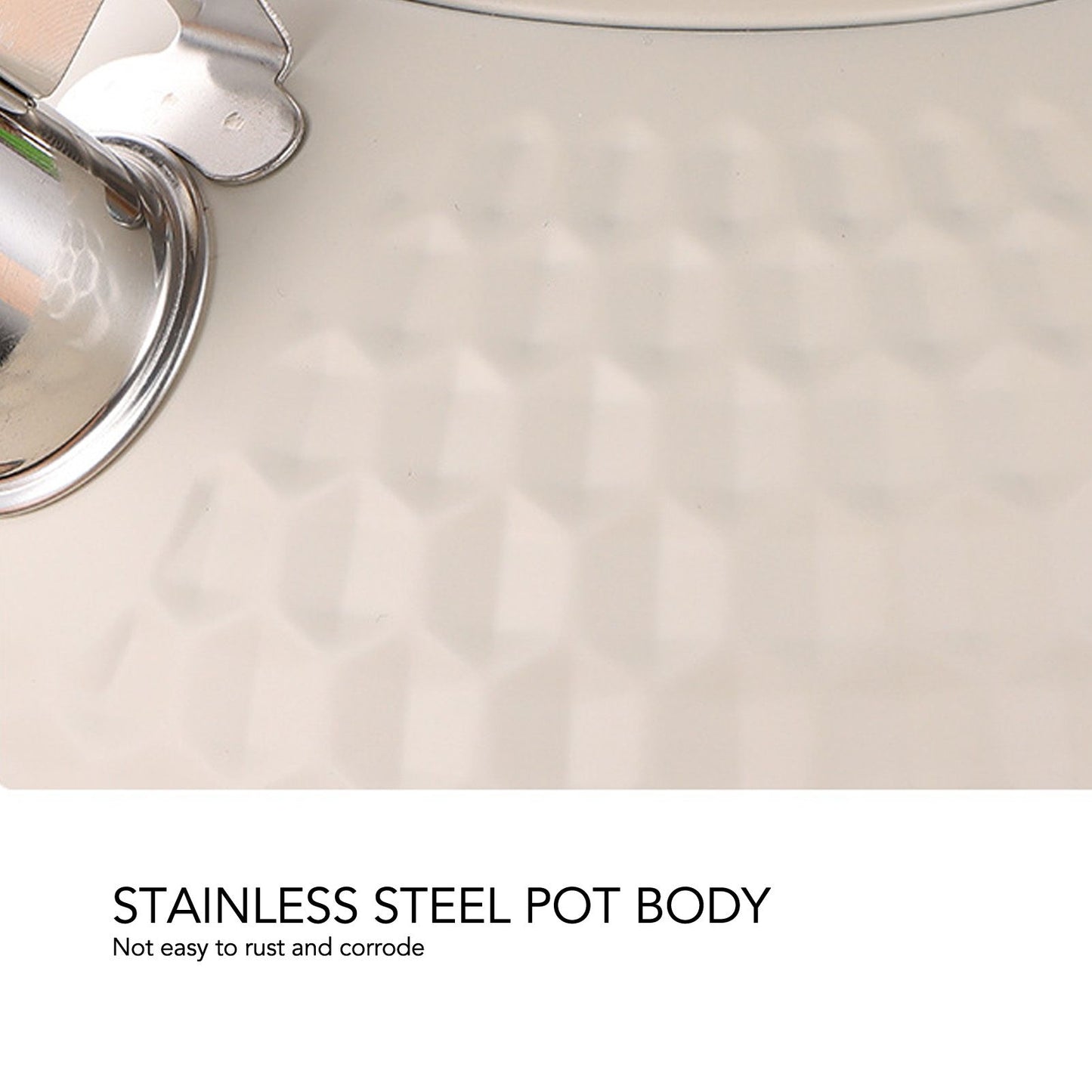 Whistling Kettle 2.5L Stainless Steel Efficient Uniform Heating Stovetop Whistling Tea Pot with Heat V1294-YM3118220255111-0421