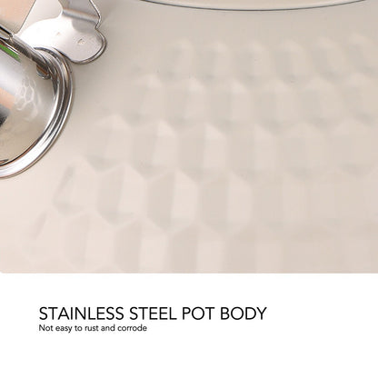 Whistling Kettle 2.5L Stainless Steel Efficient Uniform Heating Stovetop Whistling Tea Pot with Heat V1294-YM3118220255111-0421
