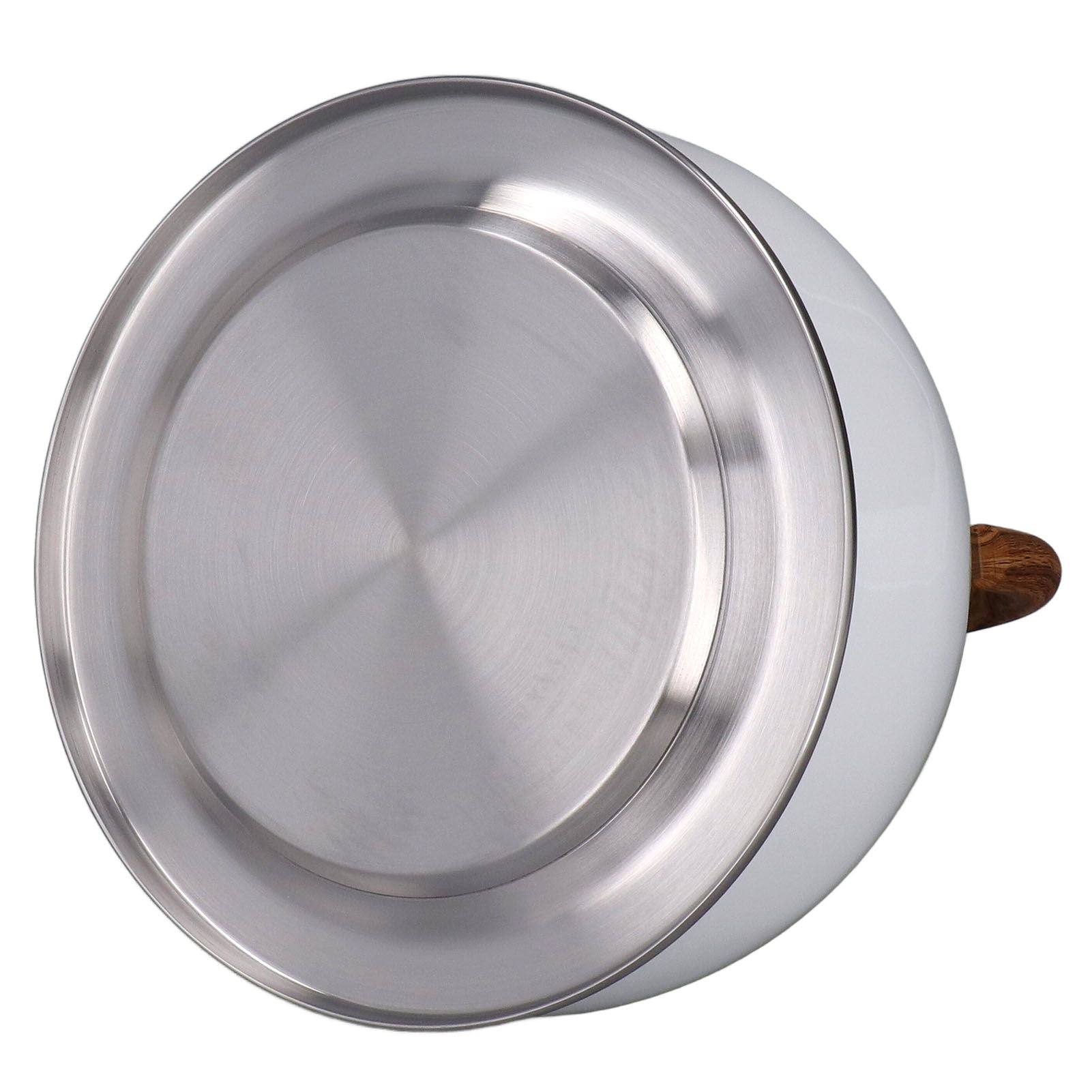 Whistling Kettle 2.5L Capacity White 304 Stainless Steel Fast Heating Ergonomic Handle Home Whistling Kettle V1294-YM3118220255611-0421