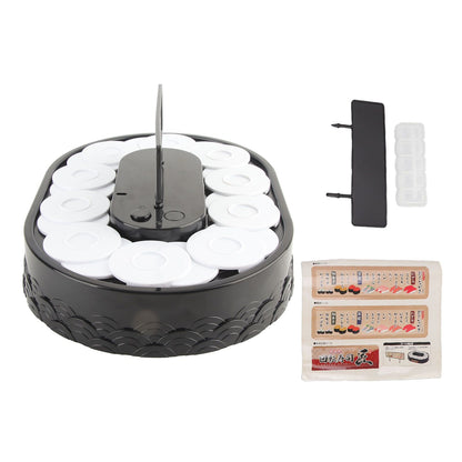 Rotary Sushi Machine Automatic Rotating Table Display Stand Swing Tray Turntable for Sushi Dessert Cupcake V1294-YM3118220256011-0421