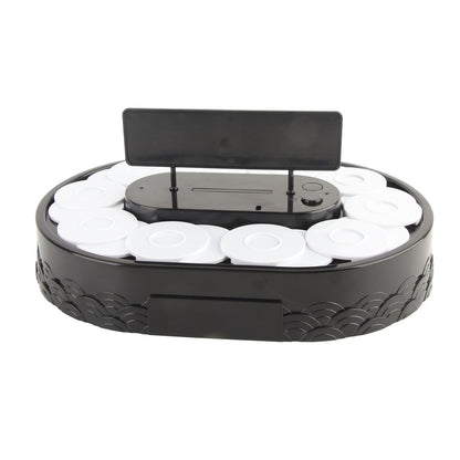 Rotary Sushi Machine Automatic Rotating Table Display Stand Swing Tray Turntable for Sushi Dessert Cupcake V1294-YM3118220256011-0421