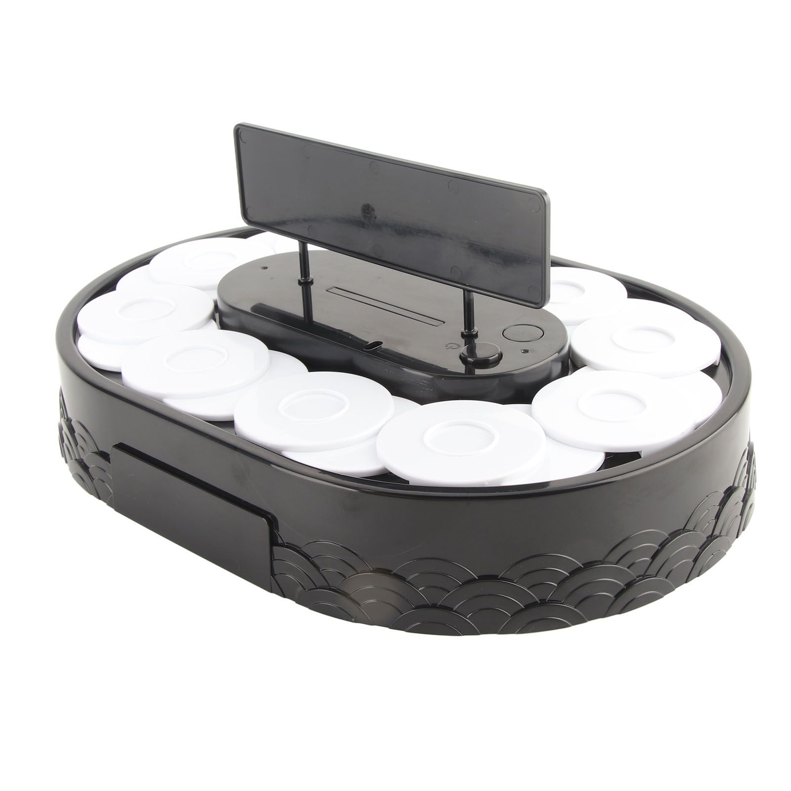 Rotary Sushi Machine Automatic Rotating Table Display Stand Swing Tray Turntable for Sushi Dessert Cupcake V1294-YM3118220256011-0421