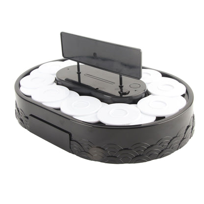 Rotary Sushi Machine Automatic Rotating Table Display Stand Swing Tray Turntable for Sushi Dessert Cupcake V1294-YM3118220256011-0421