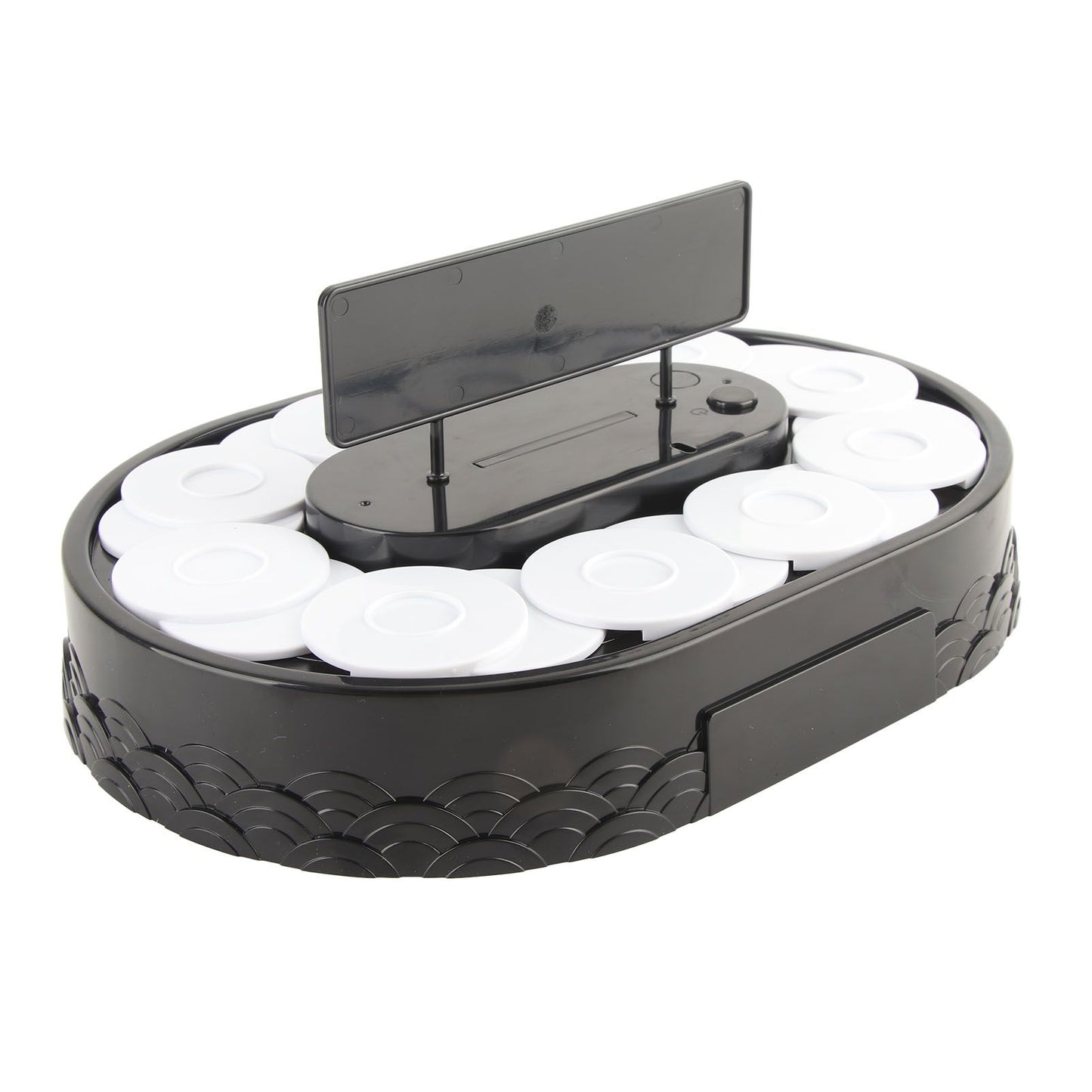 Rotary Sushi Machine Automatic Rotating Table Display Stand Swing Tray Turntable for Sushi Dessert Cupcake V1294-YM3118220256011-0421