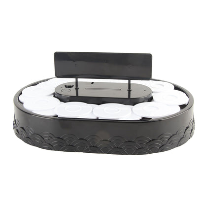 Rotary Sushi Machine Automatic Rotating Table Display Stand Swing Tray Turntable for Sushi Dessert Cupcake V1294-YM3118220256011-0421