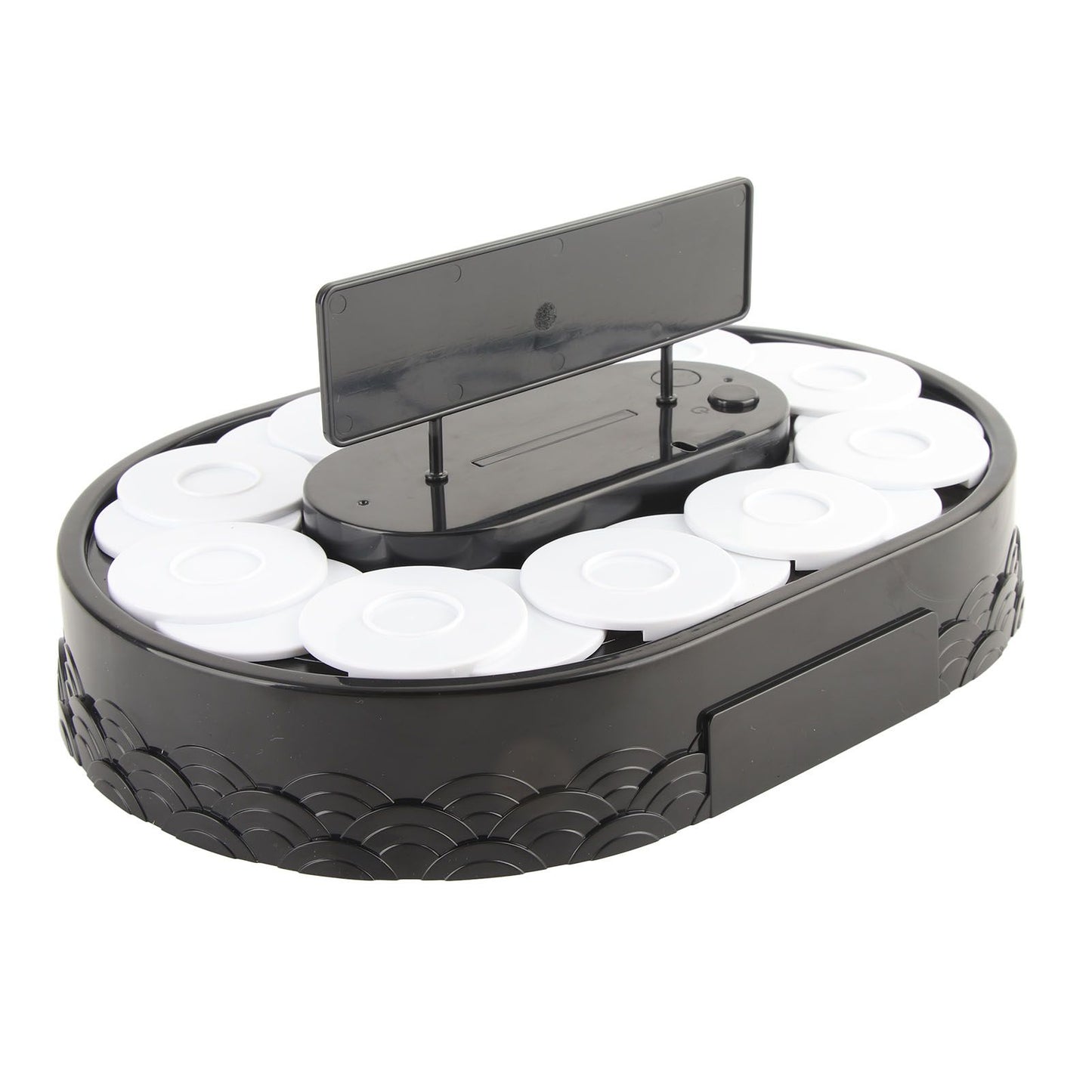 Rotary Sushi Machine Automatic Rotating Table Display Stand Swing Tray Turntable for Sushi Dessert Cupcake V1294-YM3118220256011-0421