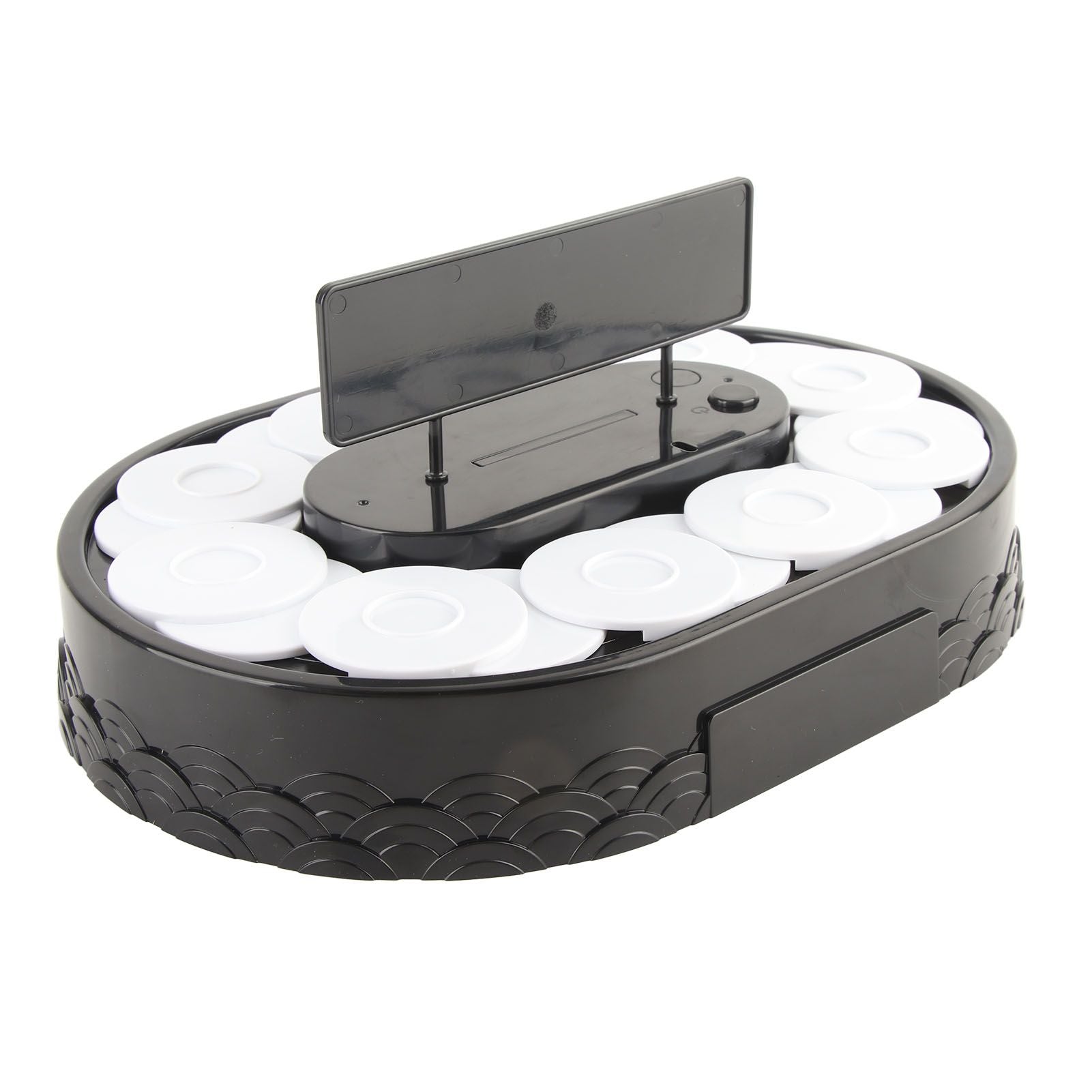 Rotary Sushi Machine Automatic Rotating Table Display Stand Swing Tray Turntable for Sushi Dessert Cupcake V1294-YM3118220256011-0421