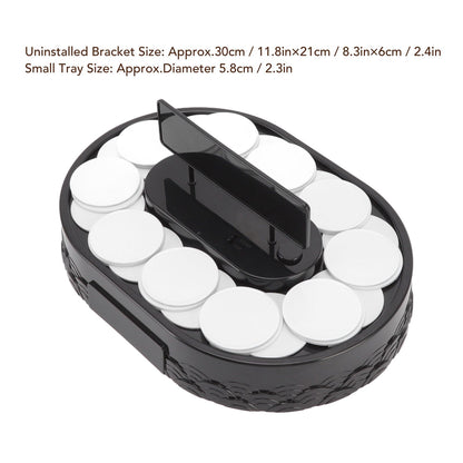 Rotary Sushi Machine Automatic Rotating Table Display Stand Swing Tray Turntable for Sushi Dessert Cupcake V1294-YM3118220256011-0421