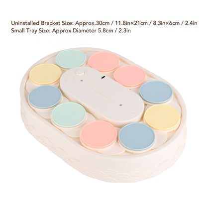 Rotary Sushi Machine Automatic Rotating Table Display Stand Swing Tray Turntable for Sushi Dessert Cupcake V1294-YM3118220256012-0421