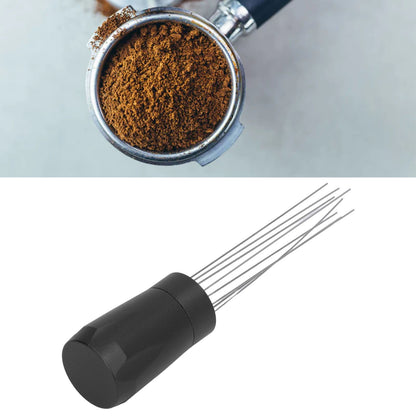 Coffee Distribution Tool Stainless Steel Aluminum Alloy Ergonomic Handle Easy Cleaning Coffee Tool for Cafe V1294-YM3118220256311-0421
