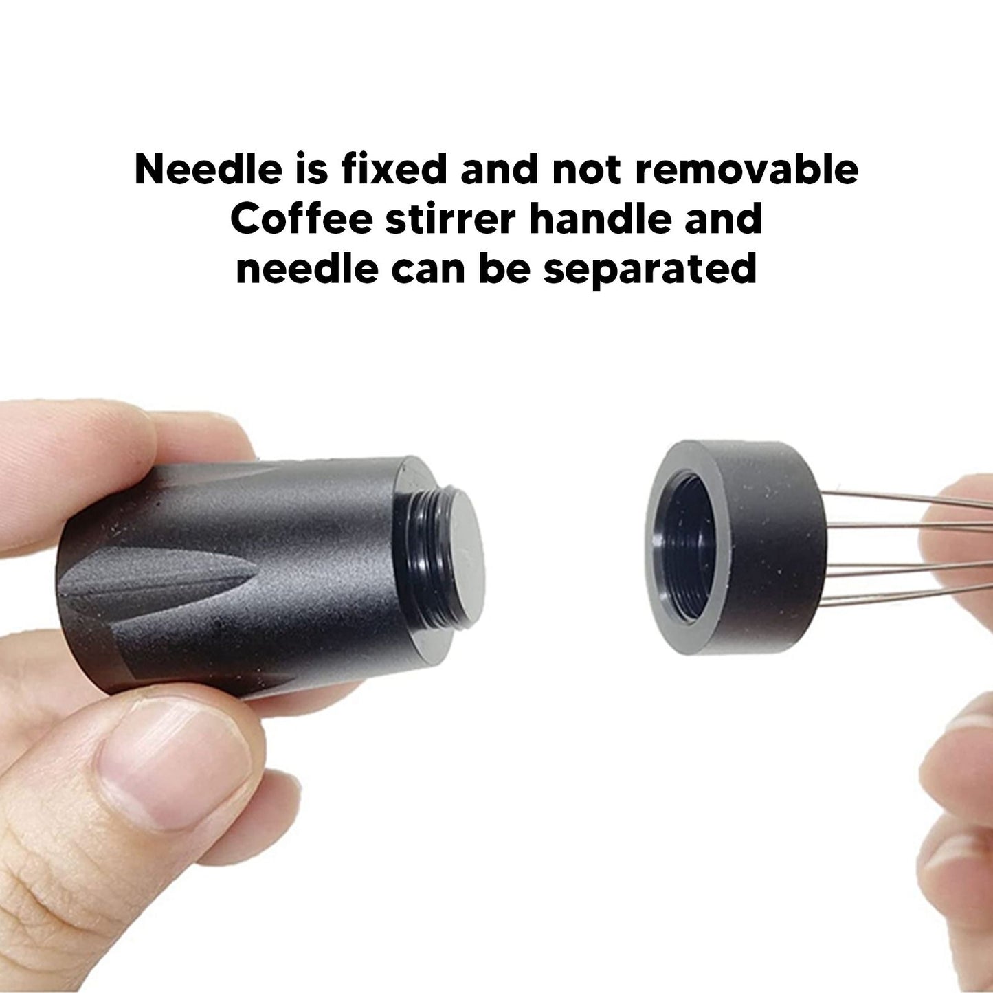 Coffee Distribution Tool Stainless Steel Aluminum Alloy Ergonomic Handle Easy Cleaning Coffee Tool for Cafe V1294-YM3118220256311-0421