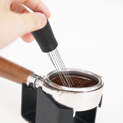 Coffee Distribution Tool Stainless Steel Aluminum Alloy Ergonomic Handle Easy Cleaning Coffee Tool for Cafe V1294-YM3118220256311-0421