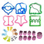 25Pcs Sandwich Cutters Set Safe Sandwiches Fruit Cookie Cutters for DIY Baking Kit V1294-YM3118220256411-0421