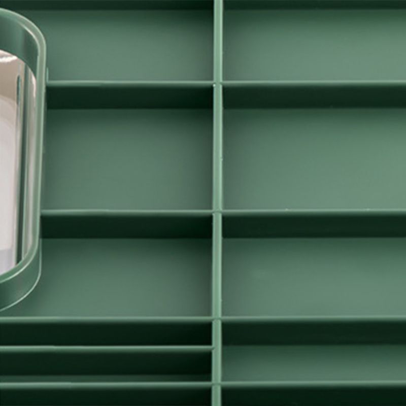 Four Layers Dish Preparation Plate Drawer Design Plastic Vegetable Preparation Rack Kitchen Storage Rack Green V1294-YM3118220256711-0421