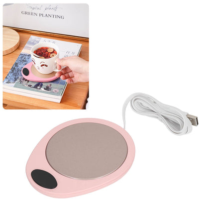 USB Mug Warmer Constant Temp Waterproof Adjustable Electric Beverage Heating Plate for Ceramic Coffee Cups V1294-YM3118220256911-0421