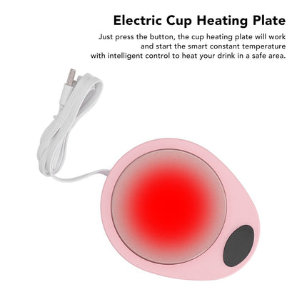 USB Mug Warmer Constant Temp Waterproof Adjustable Electric Beverage Heating Plate for Ceramic Coffee Cups V1294-YM3118220256911-0421
