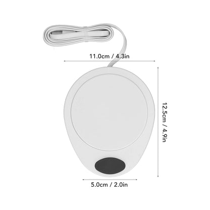 USB Mug Warmer Constant Temp Waterproof Adjustable Electric Beverage Heating Plate for Ceramic Coffee Cups V1294-YM3118220256912-0421