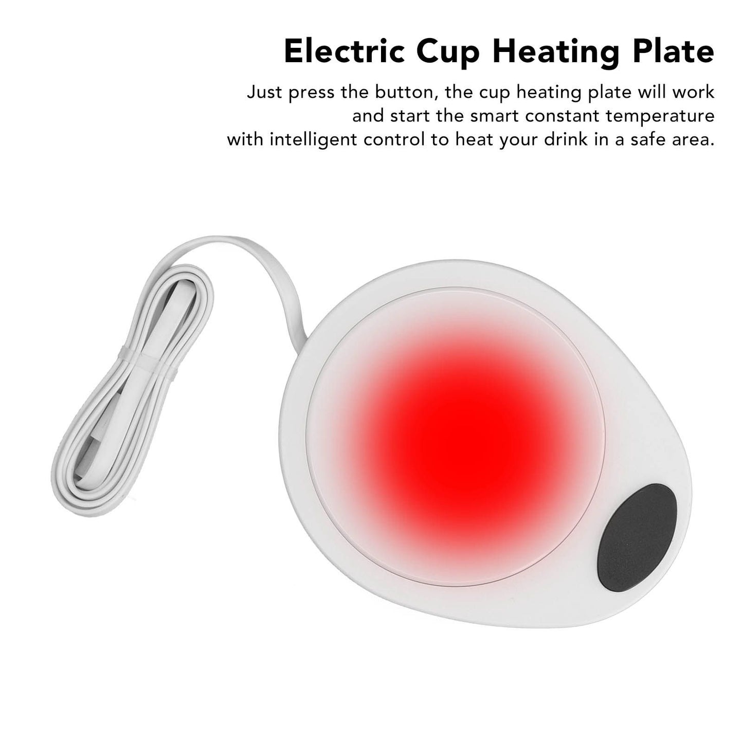 USB Mug Warmer Constant Temp Waterproof Adjustable Electric Beverage Heating Plate for Ceramic Coffee Cups V1294-YM3118220256912-0421