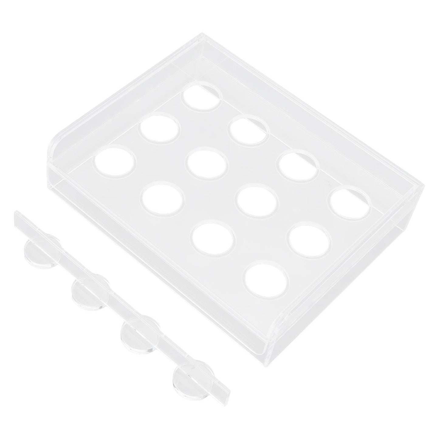 12 Holes Manual Coffee Capsules Filling Board Reusable Coffee Capsule Holder Rack with Coffee Tamper V1294-YM3118220258211-0421