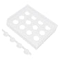 12 Holes Manual Coffee Capsules Filling Board Reusable Coffee Capsule Holder Rack with Coffee Tamper V1294-YM3118220258211-0421