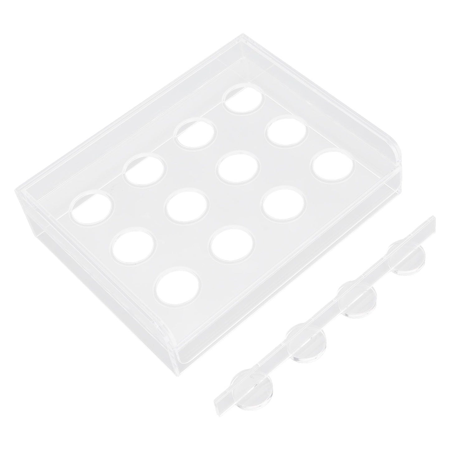 12 Holes Manual Coffee Capsules Filling Board Reusable Coffee Capsule Holder Rack with Coffee Tamper V1294-YM3118220258211-0421