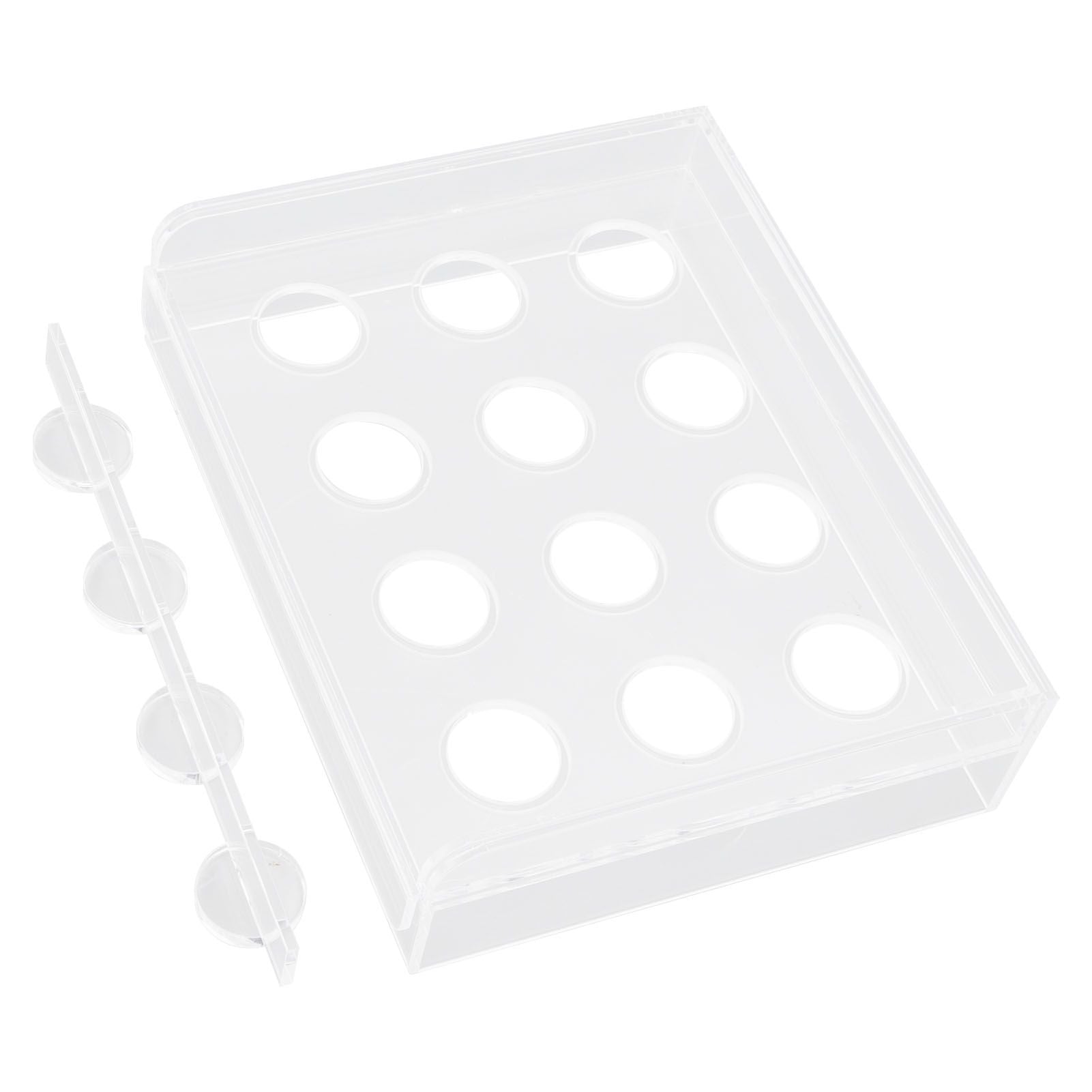 12 Holes Manual Coffee Capsules Filling Board Reusable Coffee Capsule Holder Rack with Coffee Tamper V1294-YM3118220258211-0421