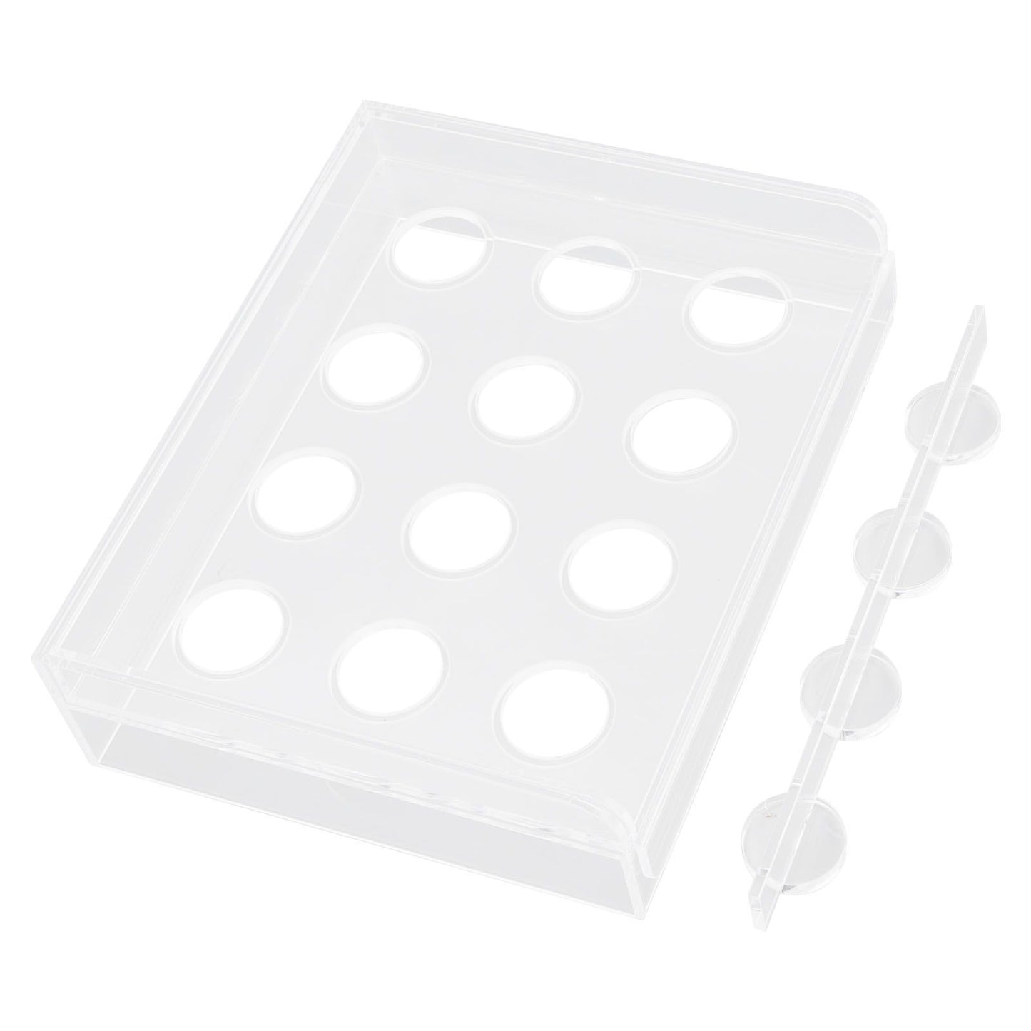 12 Holes Manual Coffee Capsules Filling Board Reusable Coffee Capsule Holder Rack with Coffee Tamper V1294-YM3118220258211-0421