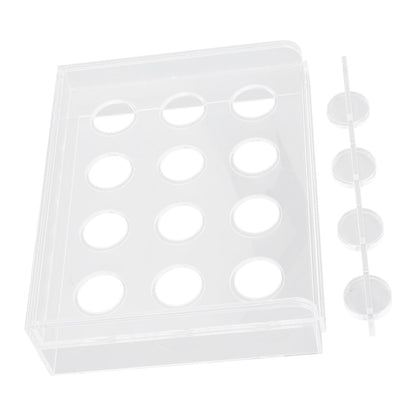 12 Holes Manual Coffee Capsules Filling Board Reusable Coffee Capsule Holder Rack with Coffee Tamper V1294-YM3118220258211-0421