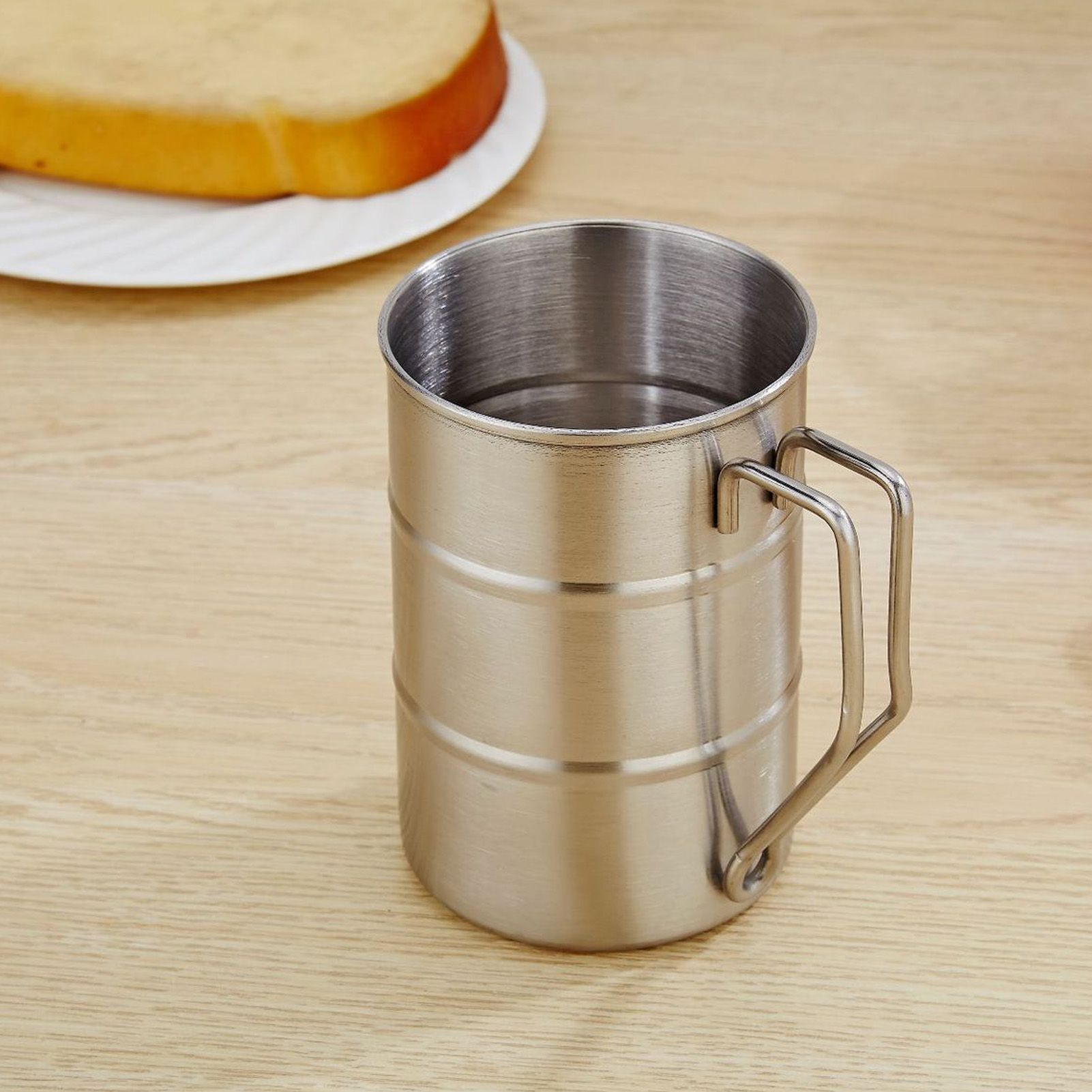Stainless Steel Coffee Mug Large Capacity Stainless Steel Beer Mug with Handle for Home Restaurant V1294-YM3118220261011-0421