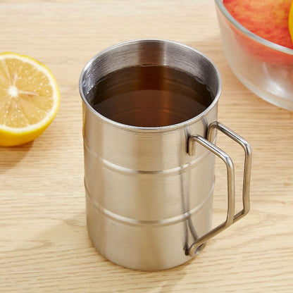 Stainless Steel Coffee Mug Large Capacity Stainless Steel Beer Mug with Handle for Home Restaurant V1294-YM3118220261011-0421