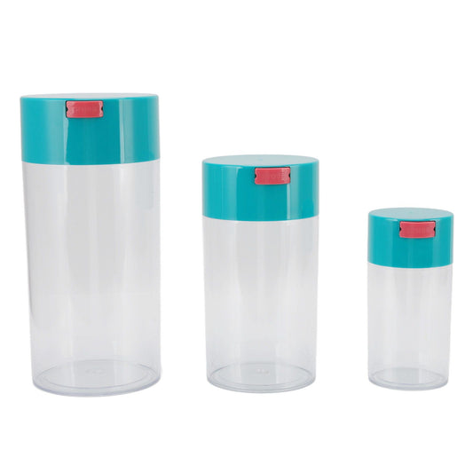 Airtight Jar Set Transparent 2100ml 1100ml 400ml Plastic Vacuum Storage Cans for Dried Fruit Coffee Bean Tea V1294-YM3118220263311-0421