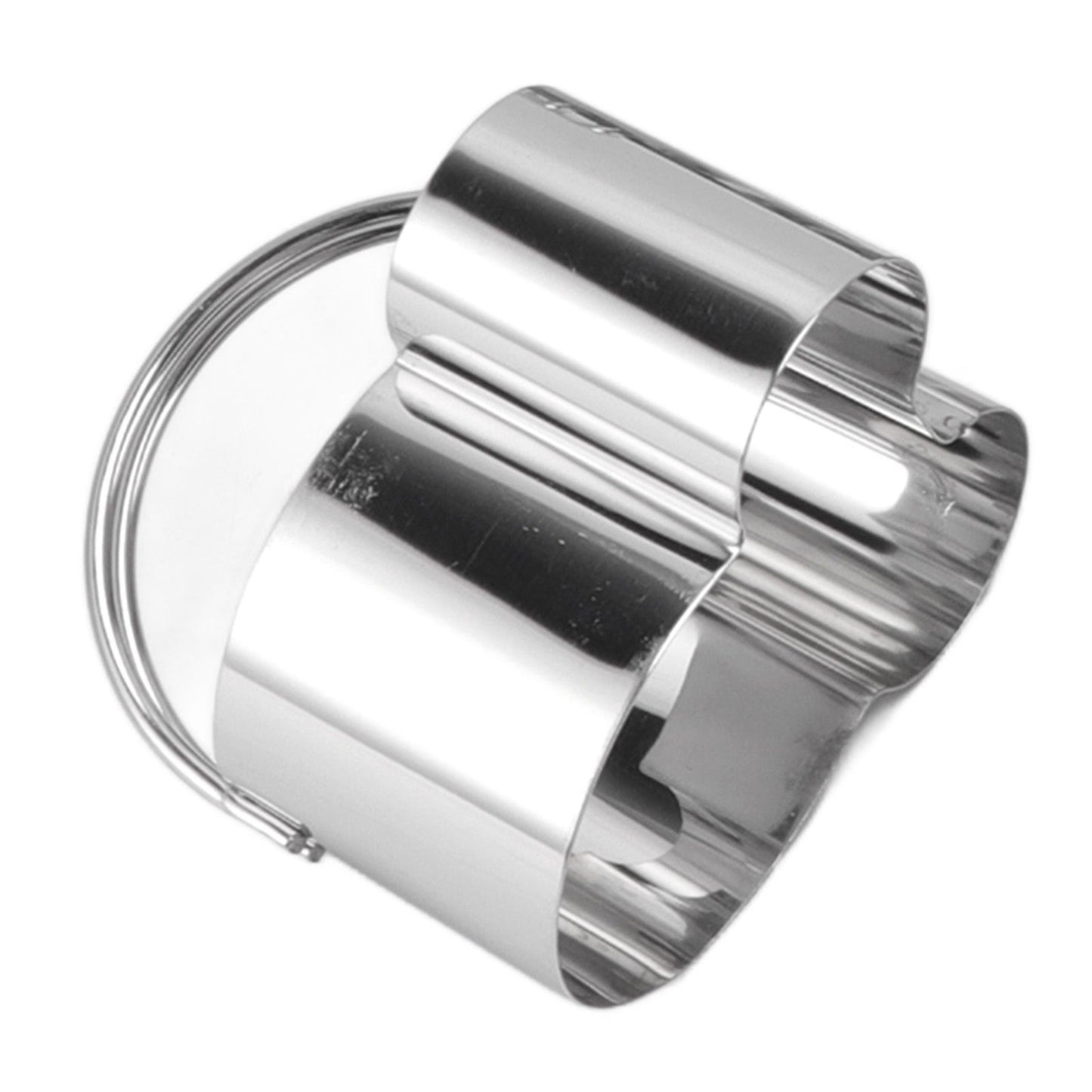 5Pcs Stainless Steel Biscuit Cutter Set Removable Easy Release Professional Cookie Cutter Set with Handle for V1294-YM3118220266811-0421
