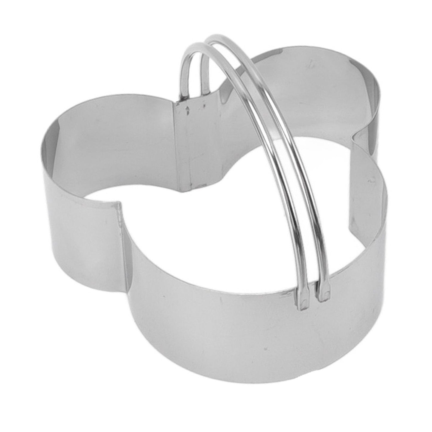 5Pcs Stainless Steel Biscuit Cutter Set Removable Easy Release Professional Cookie Cutter Set with Handle for V1294-YM3118220266811-0421