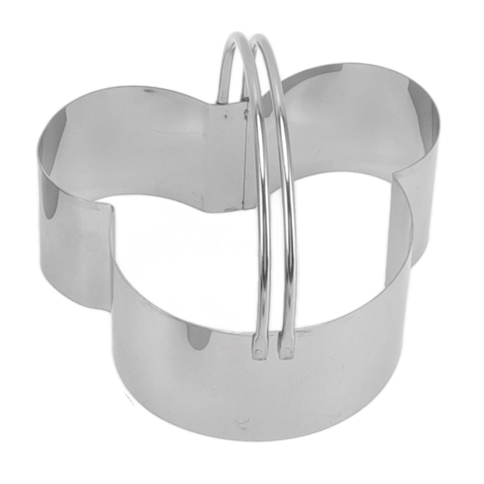 5Pcs Stainless Steel Biscuit Cutter Set Removable Easy Release Professional Cookie Cutter Set with Handle for V1294-YM3118220266811-0421