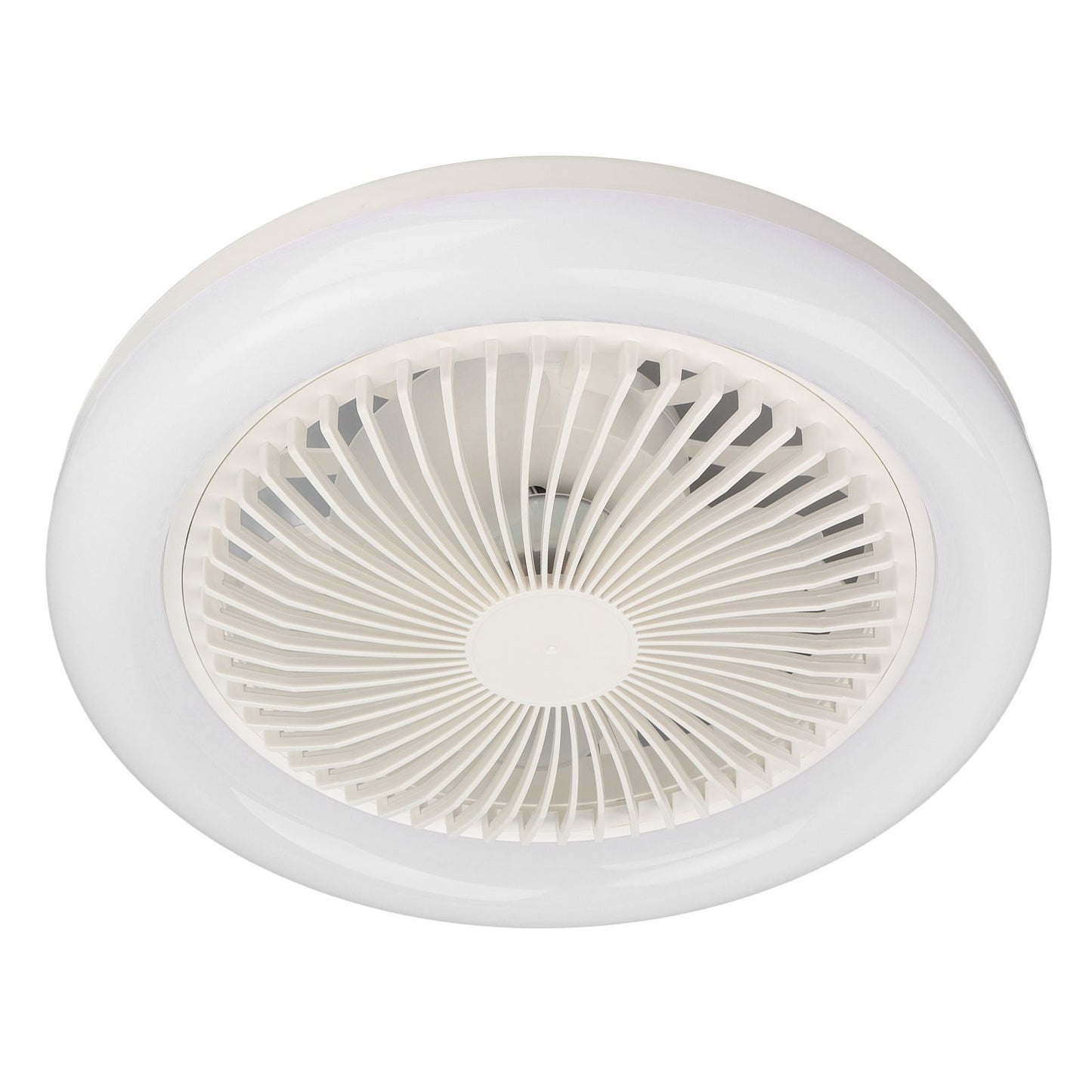 9.8in LED Ceiling Fan Light Quiet 3 Gears Ceiling Fan with E27 Lamp for Living Room 86-265V White V1294-YM3119220141711-0421
