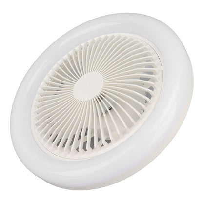 9.8in LED Ceiling Fan Light Quiet 3 Gears Ceiling Fan with E27 Lamp for Living Room 86-265V White V1294-YM3119220141711-0421