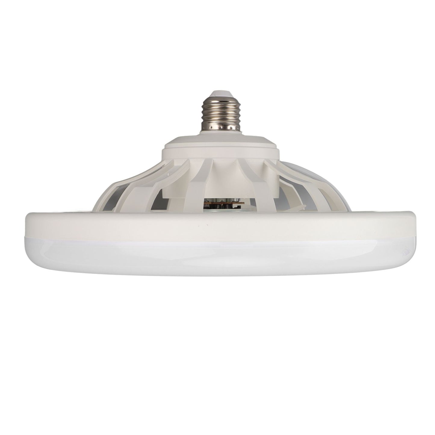 9.8in LED Ceiling Fan Light Quiet 3 Gears Ceiling Fan with E27 Lamp for Living Room 86-265V White V1294-YM3119220141711-0421