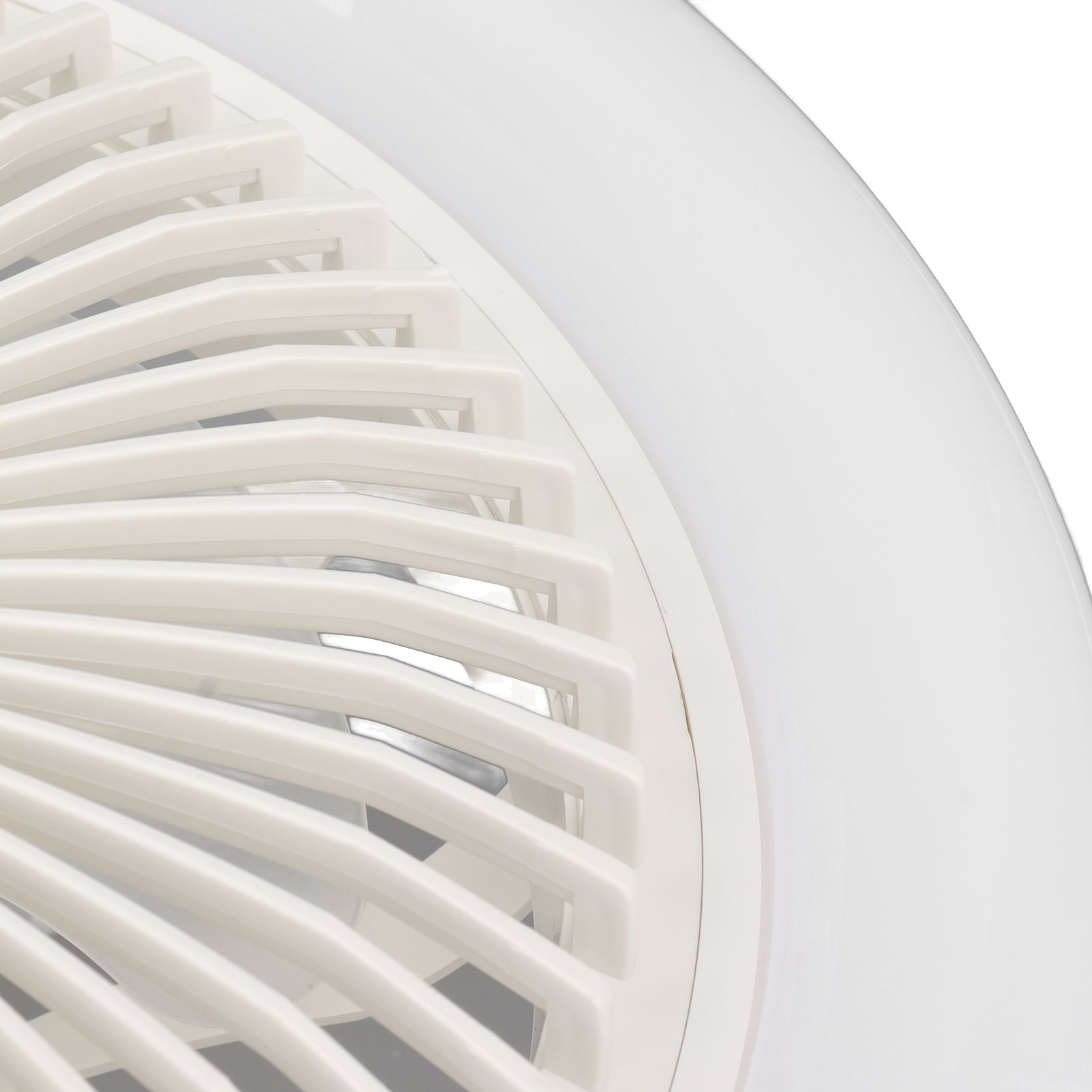 9.8in LED Ceiling Fan Light Quiet 3 Gears Ceiling Fan with E27 Lamp for Living Room 86-265V White V1294-YM3119220141711-0421